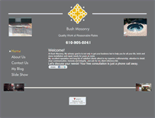 Tablet Screenshot of bushmasonry.org